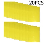 Elbourn Double-Sided Fruit Fly Traps Gnat Traps for Indoors - 20Pcs Fly Paper Pest Control Insect Killer